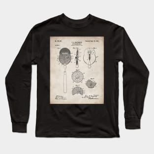 Ophthalmoscope Patent - Optometrist Eye Doctors Office Art - Antique Long Sleeve T-Shirt